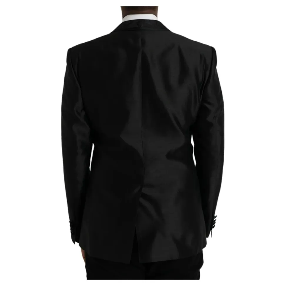 Zijden Blazer met Eén Knoop