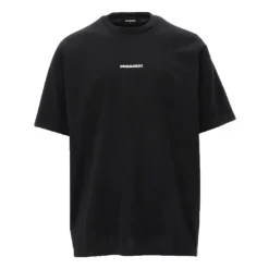 Zwart Katoenen T-shirt