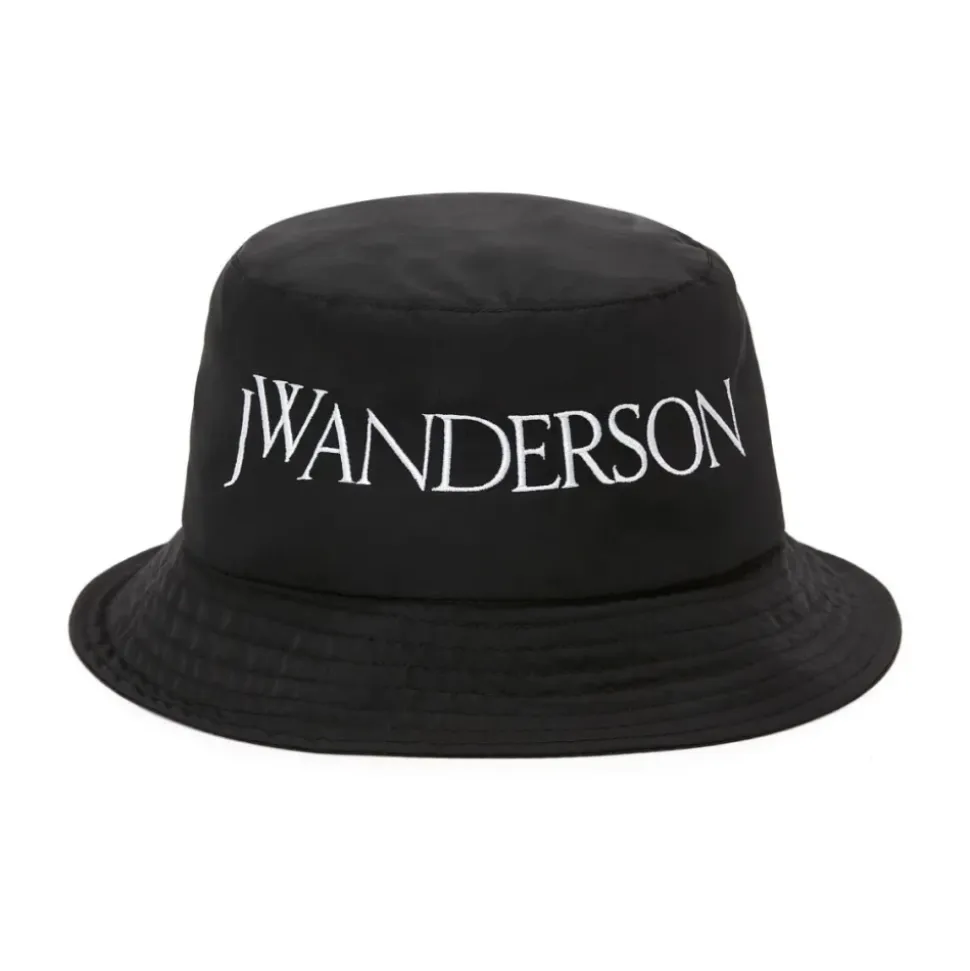 Zwarte Bucket Hat voor een Stijlvolle Look