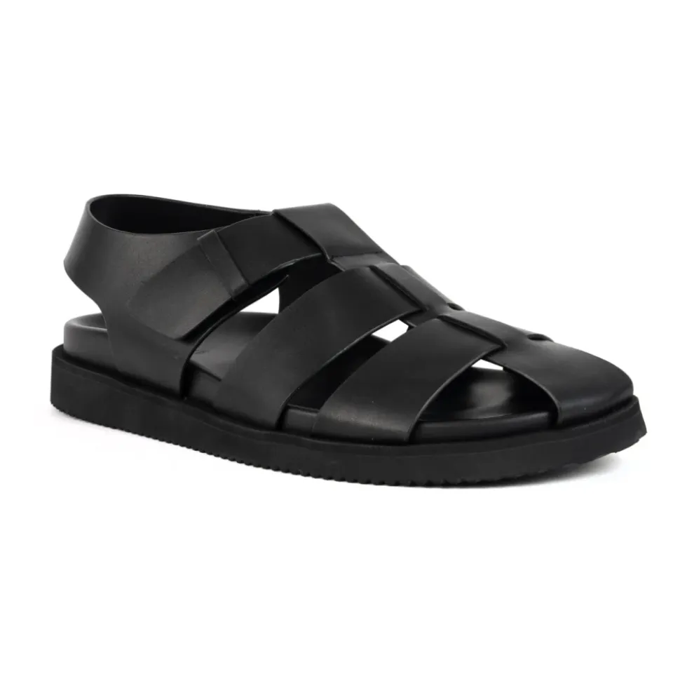 Zwarte Casual Platte Sandalen