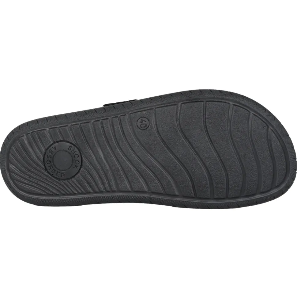 Zwarte herenhuisslippers voor thuis