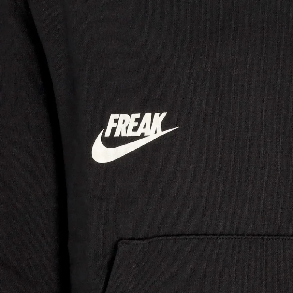 Zwarte Lichtgewicht Hoodie met Freak Logo