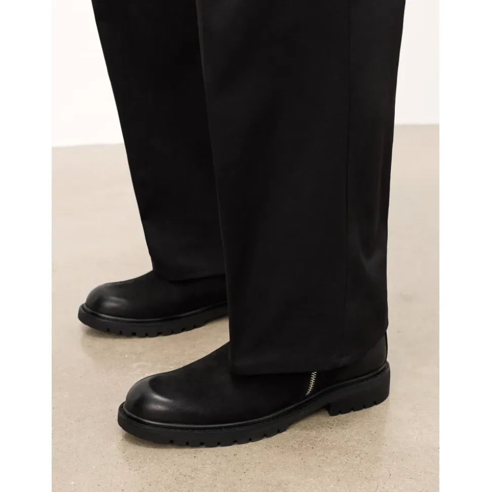 Zwarte nubuck laarzen