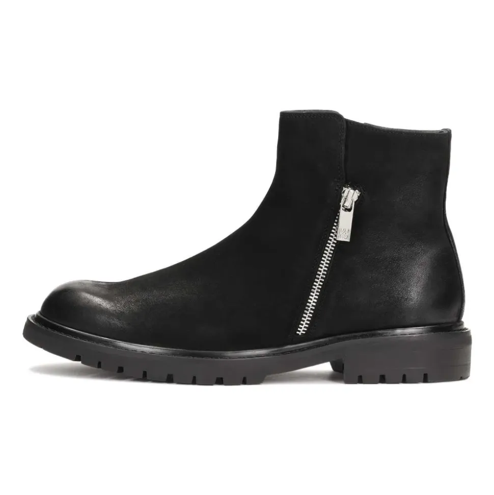 Zwarte nubuck laarzen