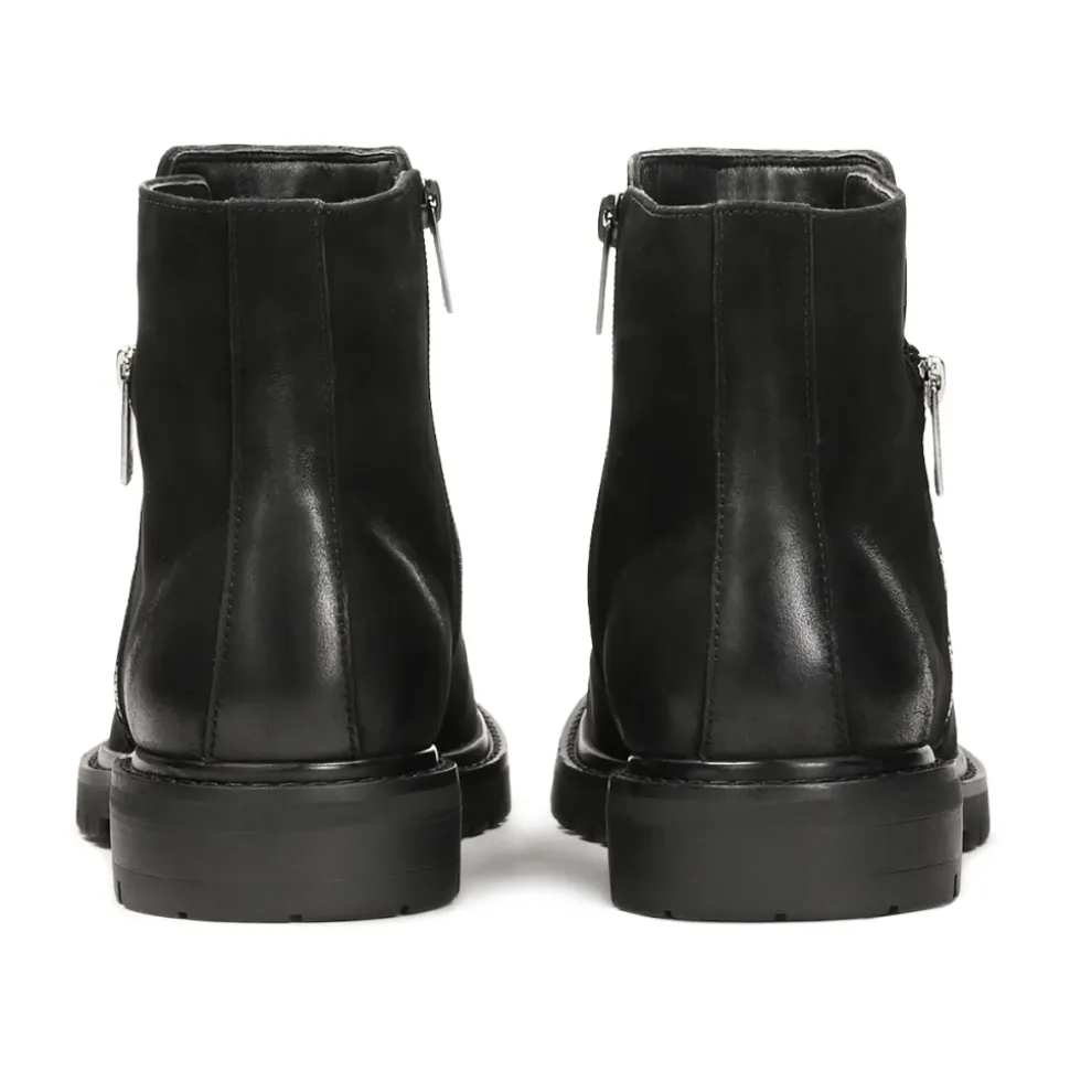 Zwarte nubuck laarzen