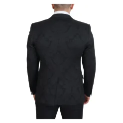 Zwart Floral Brocade 2-delig MARTINI-pak