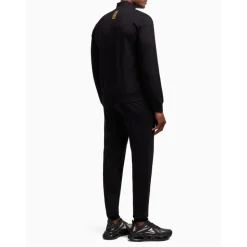 Zwart Sportief Trainingspak Set